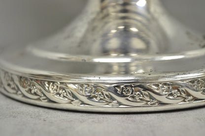 Vintage WM Rogers "Spring Flower" Silver Plated Champagne Chiller Bar Ice Bucket
