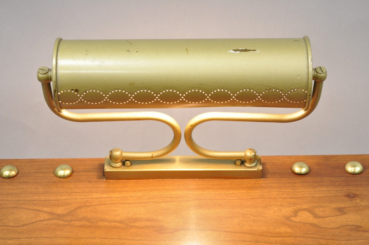 Vintage Victorian Lighted Podium Metal Column Pedestal Base Lectern Book Stand