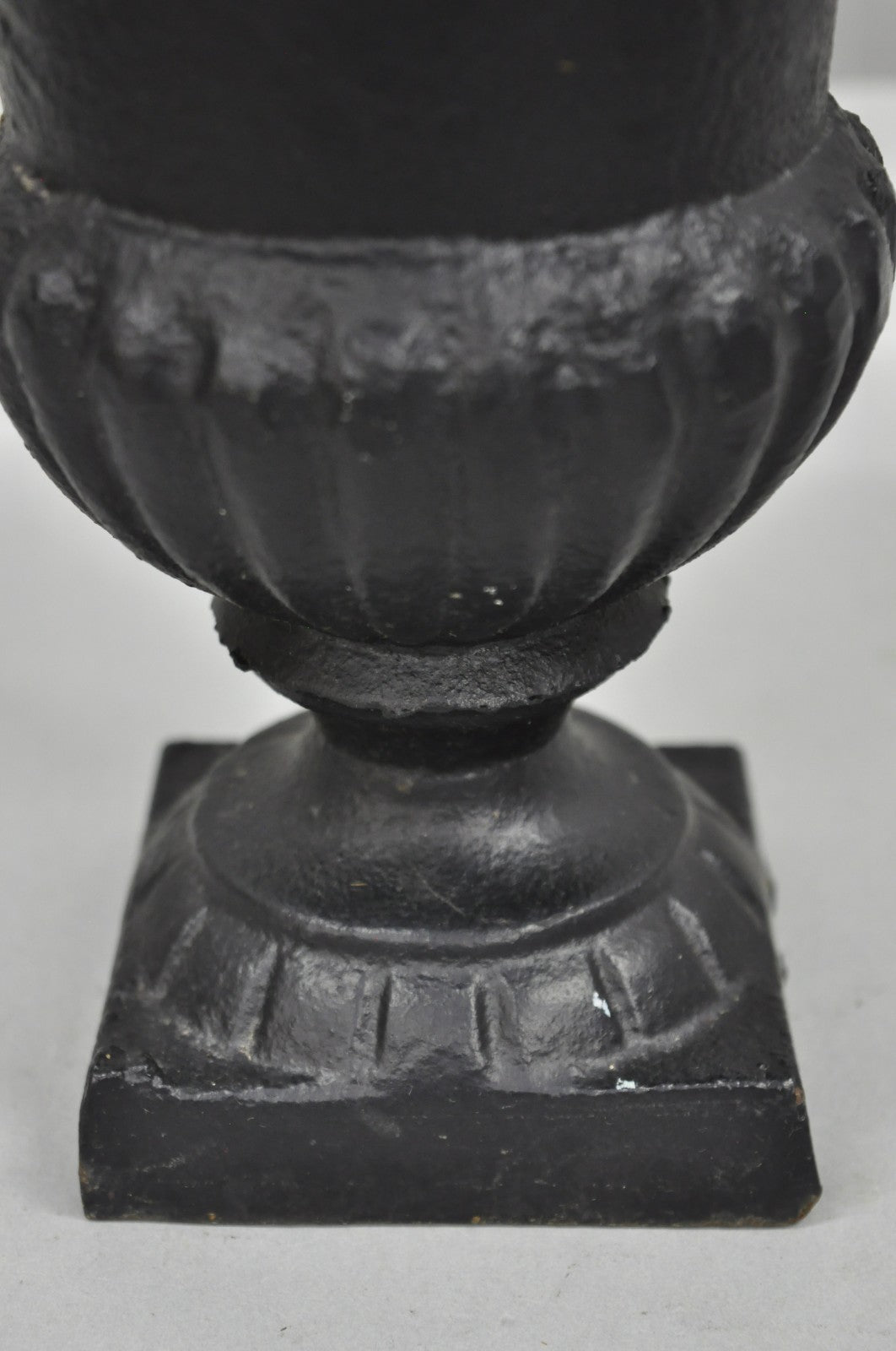 Vintage Cast Iron 8.5" French Classical Style Small Table Top Urn Flower Vase
