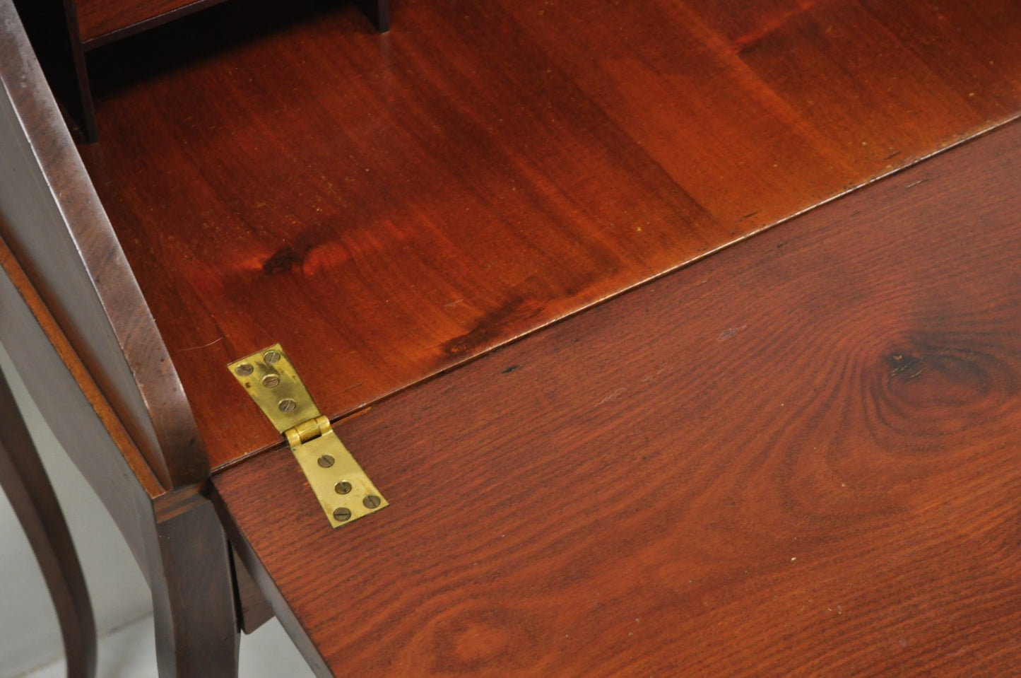 Antique French Louis XV Style Marquetry Inlaid Drop Front Ladies Writing Desk