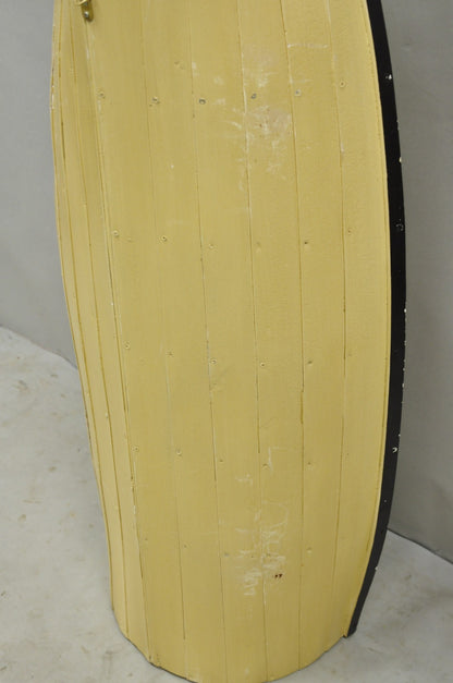 Vintage Style Dory Row Boat Nautical Bookshelf / Table By Authentic Models