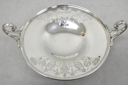 Victorian Middletown Silverware Silver Plated Pedestal Candy Dish Compote