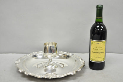 Vintage Sheridan Victorian Silver Plated Shrimp Cocktail Serving Platter Tray