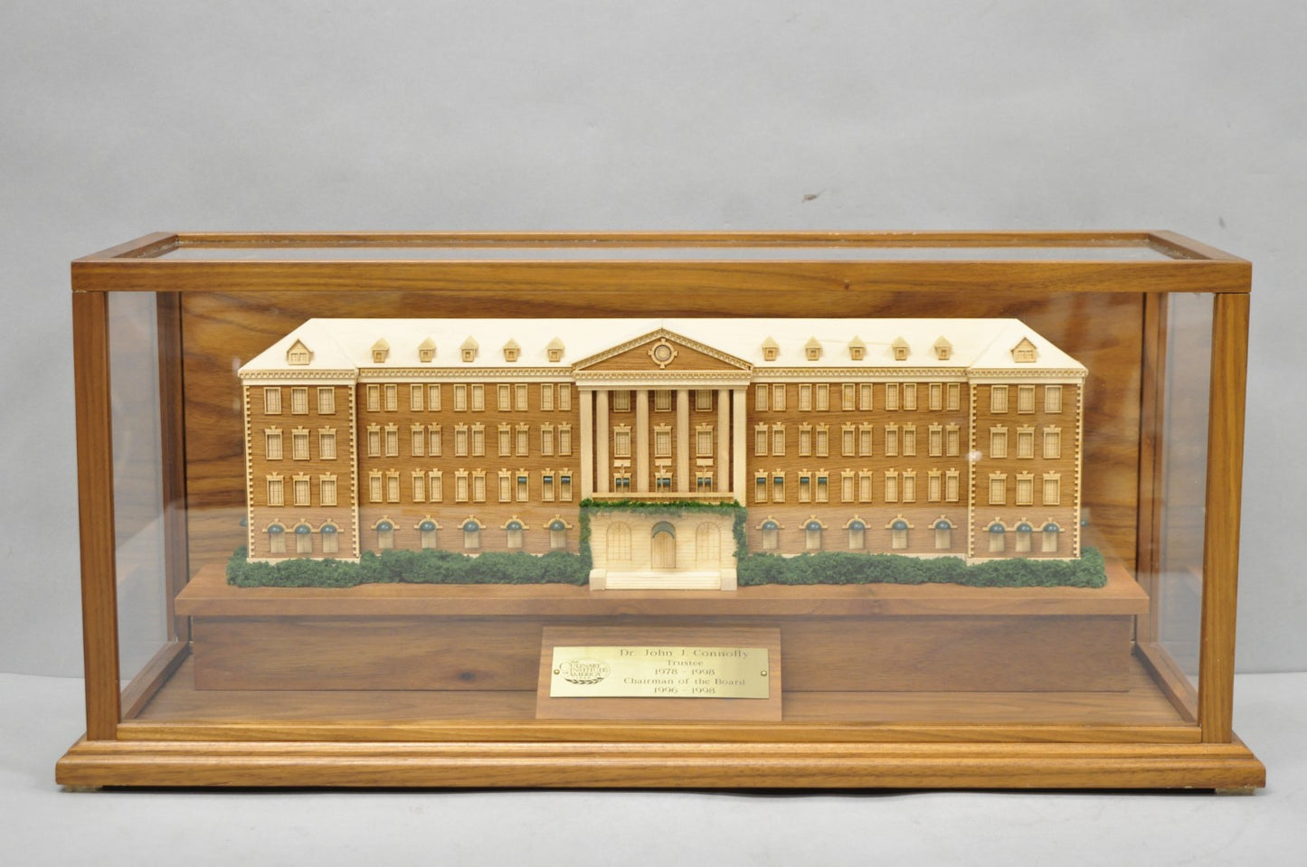 The Culinary Institute of America Mixed Wood Award Model for Dr John Connolly
