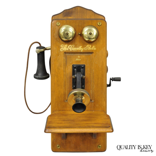 Vintage "The Country Belle" Tube Radio Faux Wall Mounted Telephone by Guild