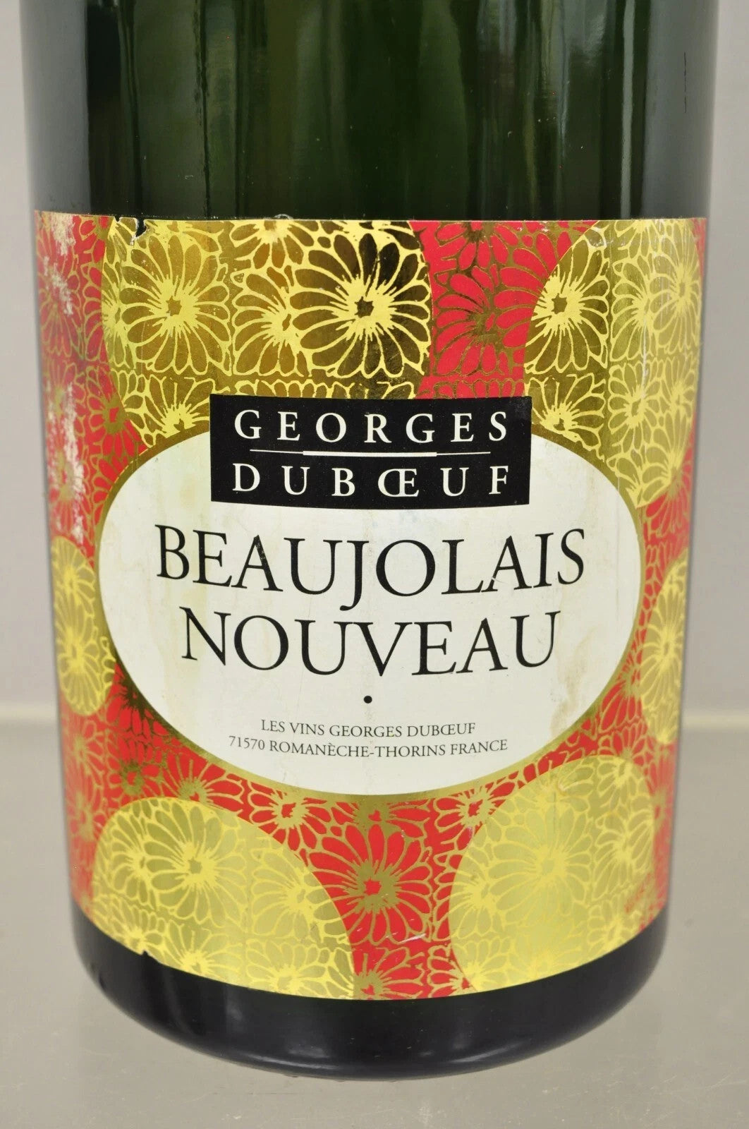 2009 George Duboeuf Beaujolais Nouveau Vtg Display Dummy Wine Champagne Bottle