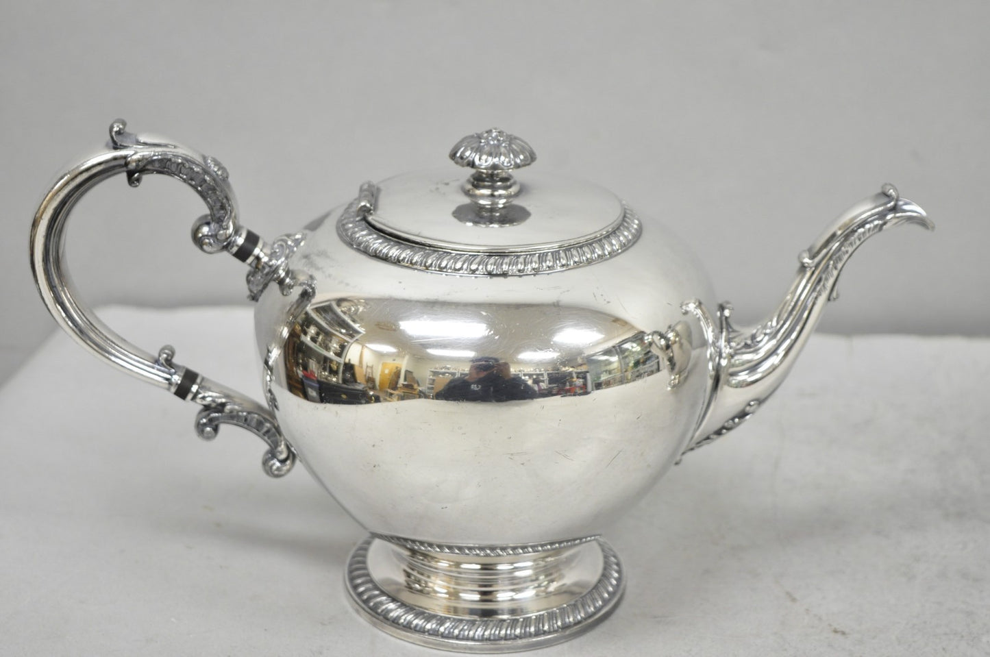 Antique Reed & Barton 4090 Silver Plated Victorian Tea Service  - 5 Pc Set