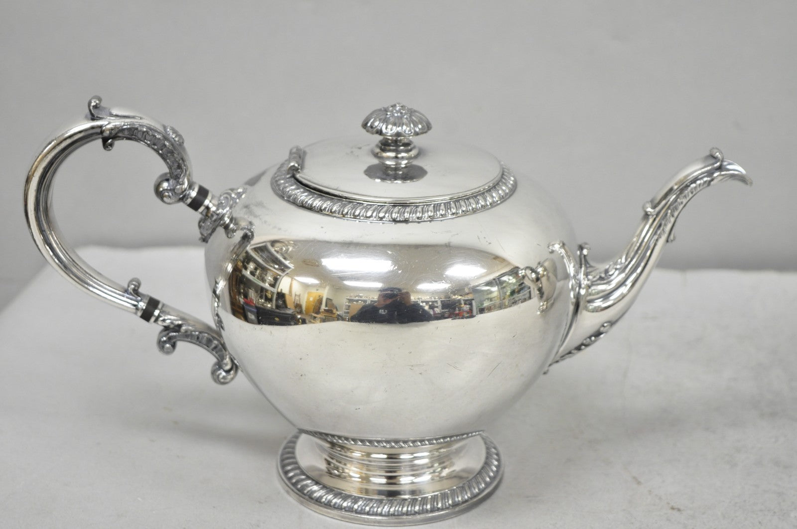 Antique Reed & Barton 4090 Silver Plated Victorian Tea Service  - 5 Pc Set