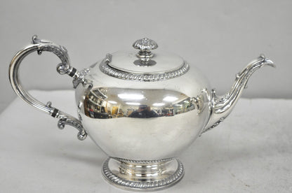Antique Reed & Barton 4090 Silver Plated Victorian Tea Service  - 5 Pc Set