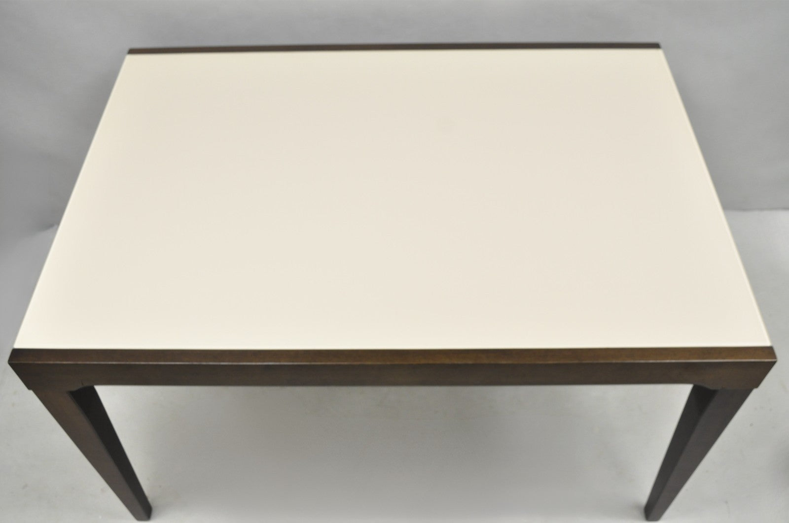 Calligaris S.p.A Italian Modern Extendable Glass Top Dining Table w/ Hidden Leaf