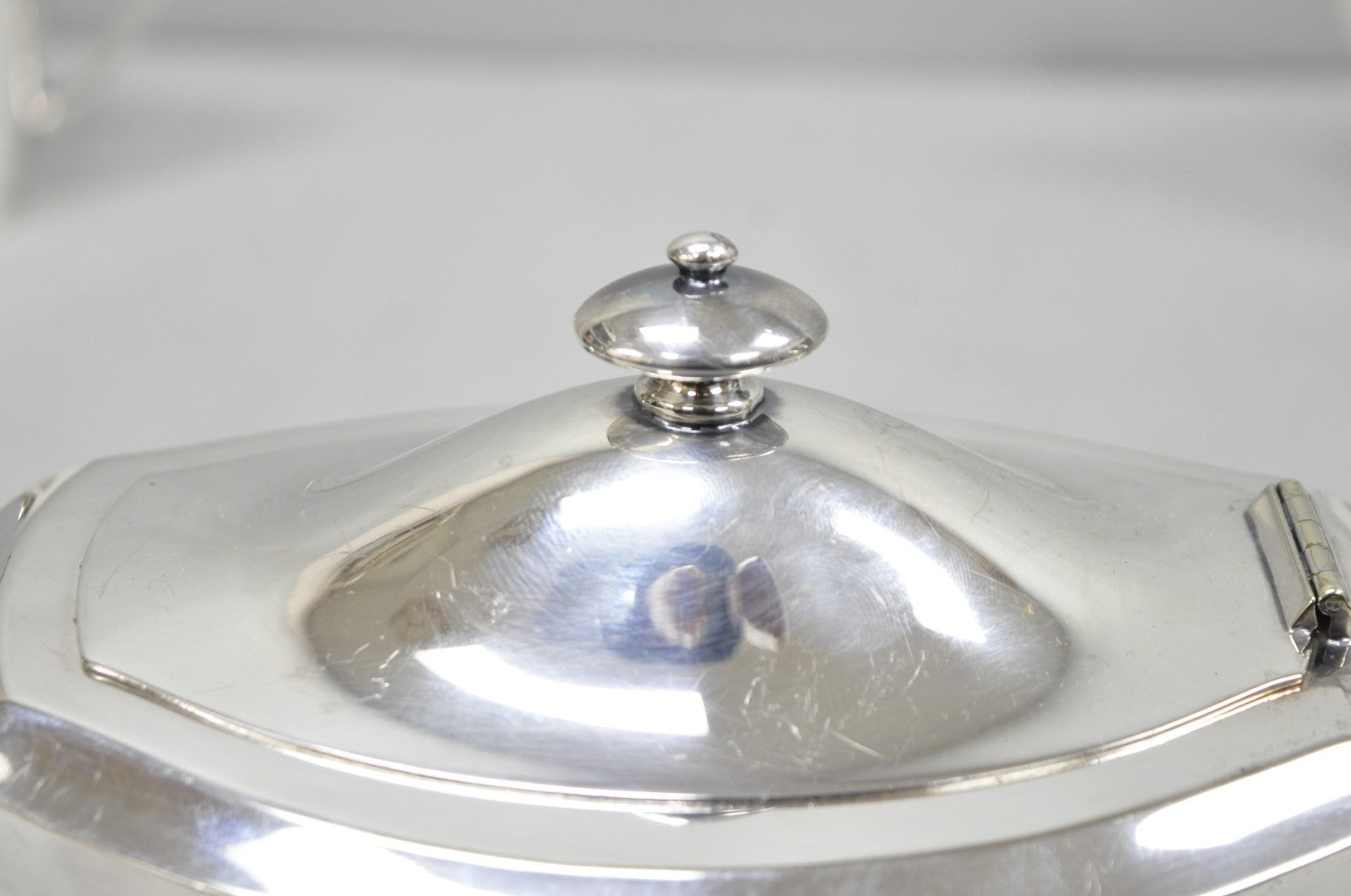 Antique Community Silver Plated Art Deco Birds of Paradise Tea Service Set 3 Pcs