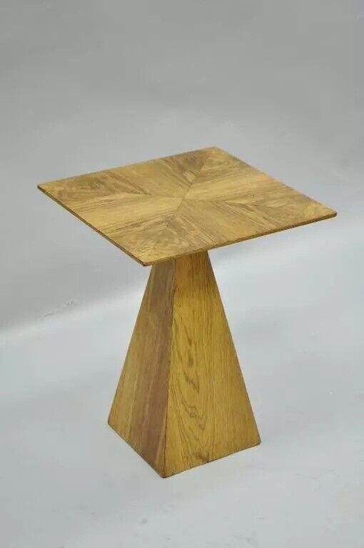 Harvey Probber attr. Mid-Century Modern Wenge Wood Pyramid Occasional Side Table