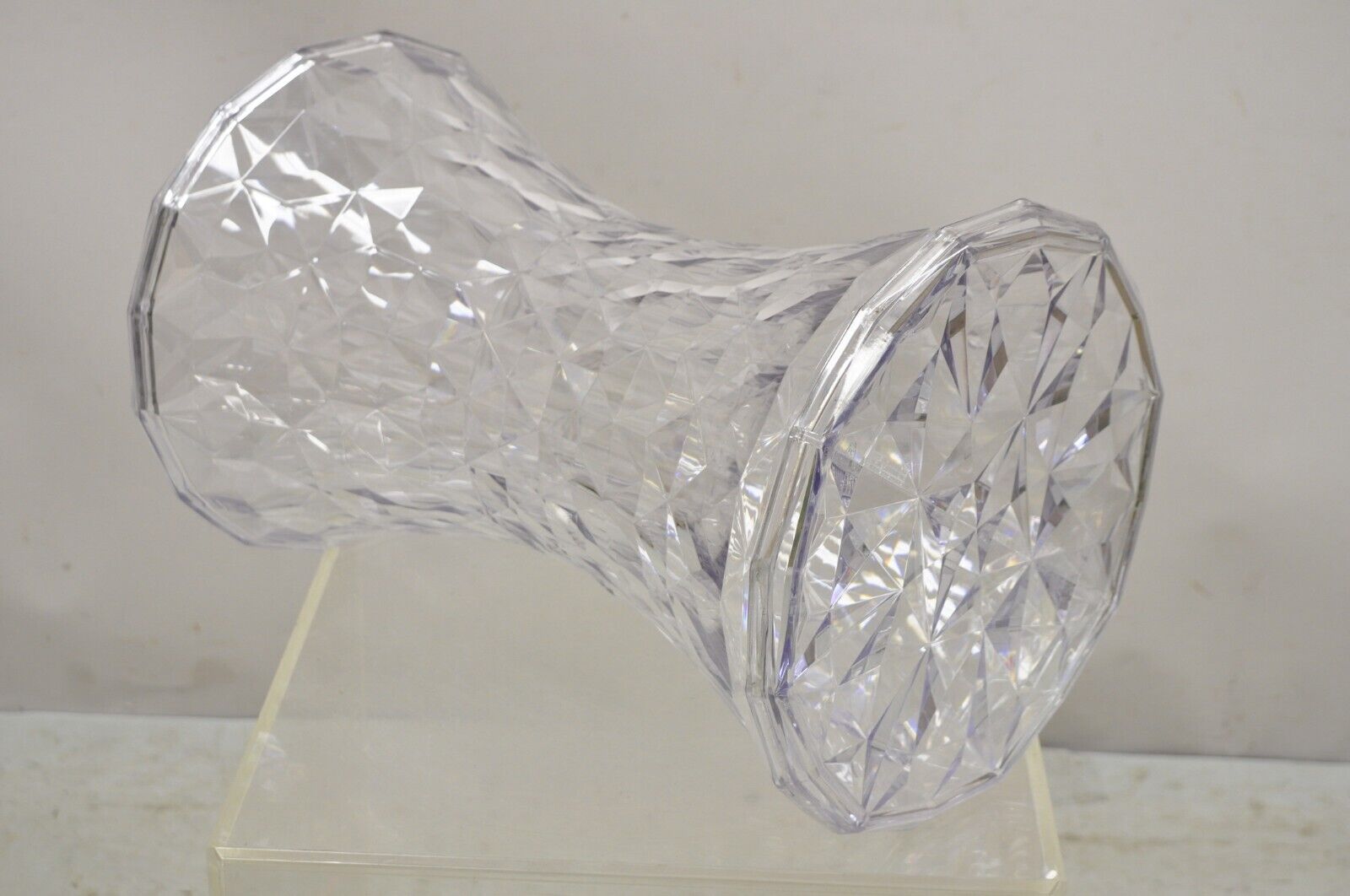 Marcel Wanders for Kartell Italy Clear "Stone" Stool - a Pair