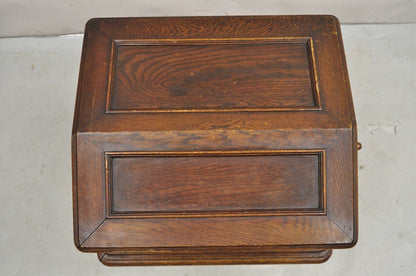 Antique Sonora Victorian Quartersawn Oak Tabletop Phonograph Record Player