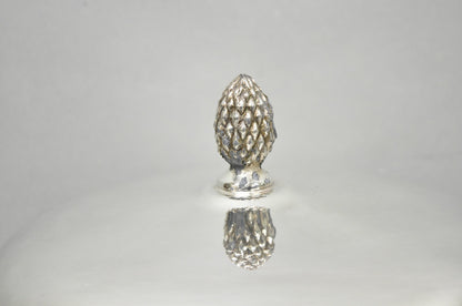 Vintage Sheffield Art Deco Silver Plated Glass Lined Covered Ice Bucket w/ Lid