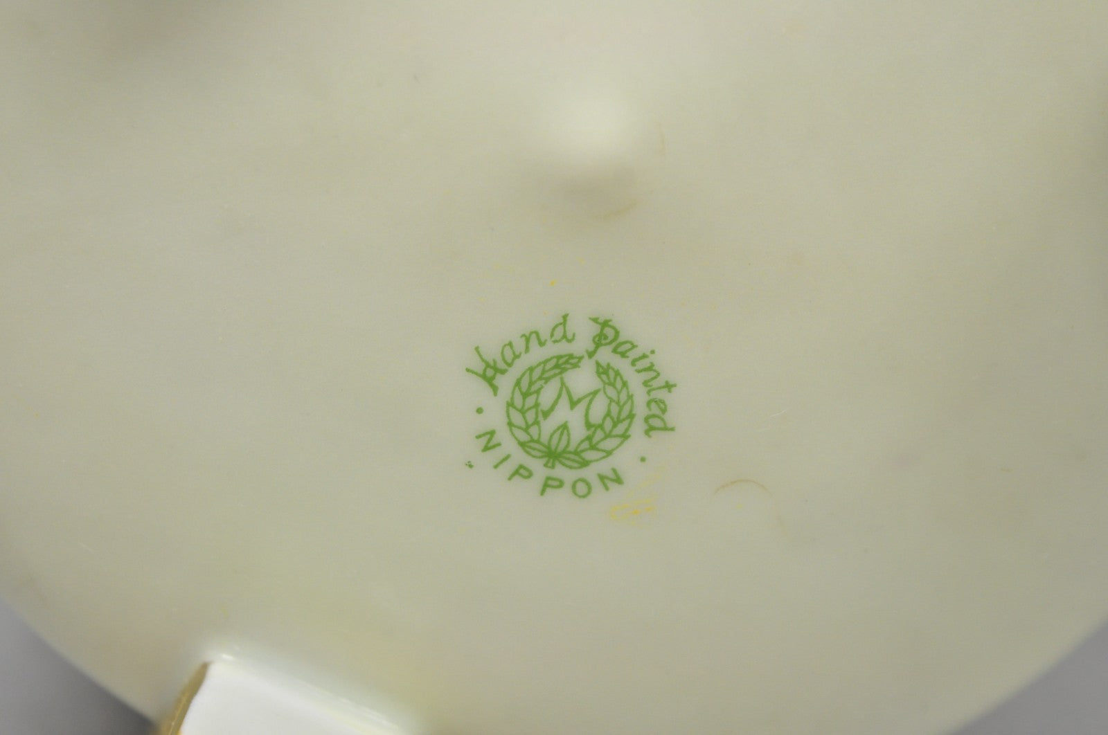 Antique Nippon Noritake Hand Painted Art Nouveau Porcelain Footed Round Vase