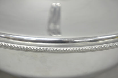 Vintage BW Buenilum Silver Plated Aluminum Art Nouveau Covered Serving Dish