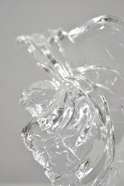 Cristal De Sevres France Crystal 10.5" Glass Golfer Golf Statue Sculpture