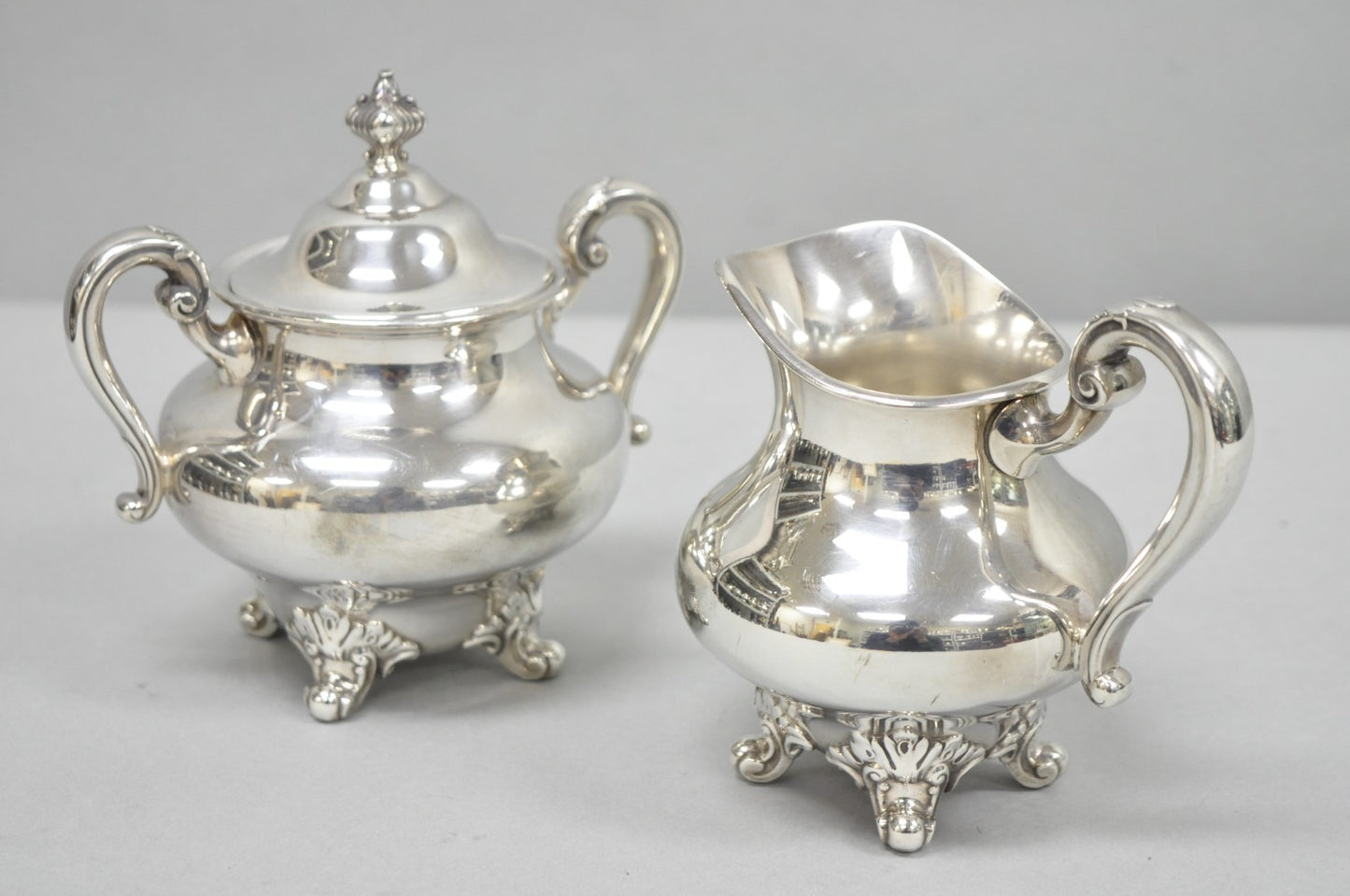 Vintage Reed & Barton Regent 5600 Silver Plated Tea Coffee Service - 4 Pc Set