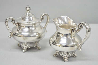 Vintage Reed & Barton Regent 5600 Silver Plated Tea Coffee Service - 4 Pc Set