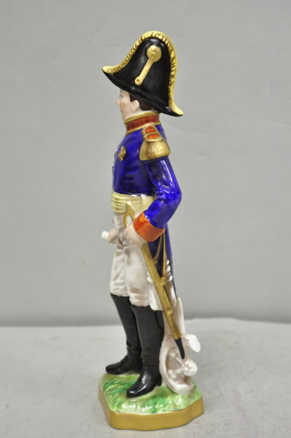 Vintage Capodimonte Italian Porcelain Napoleonic General Figurine Statue 7282- B