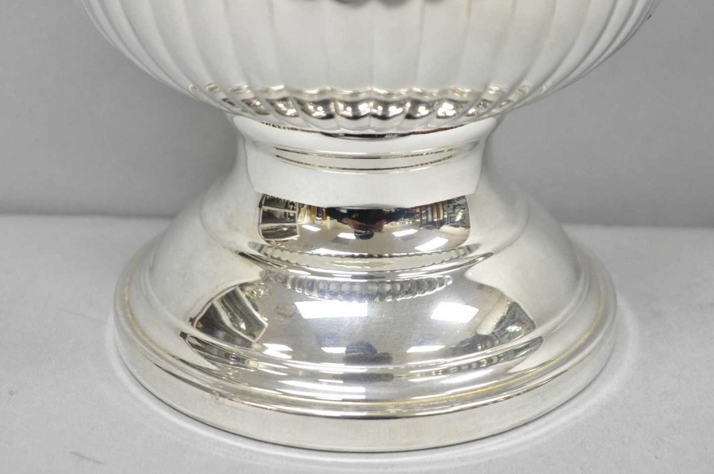 Vintage Silver Plated Trophy Cup Urn Champagne Chiller Ice Bucket Engraved