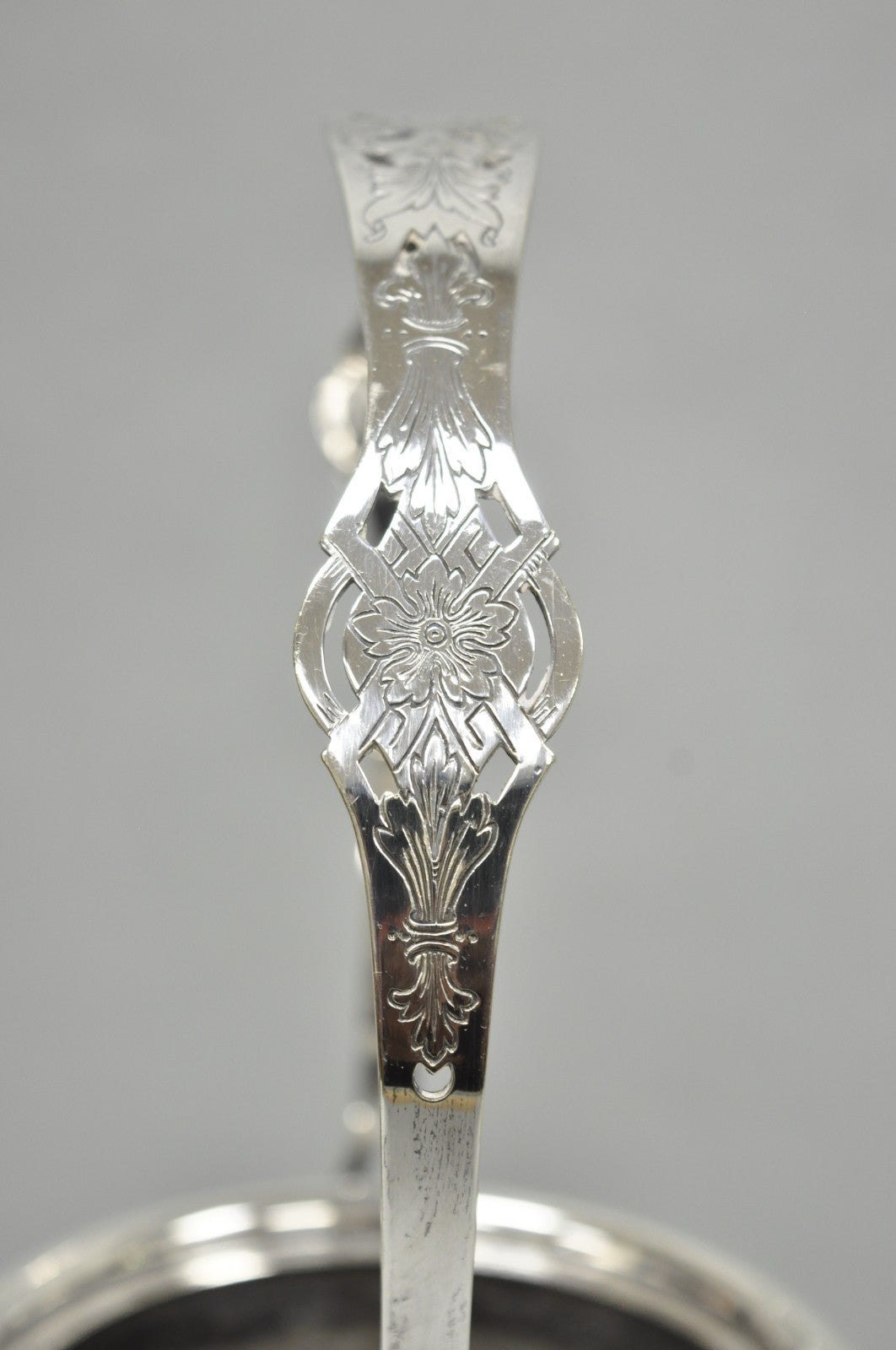 Antique Pairpoint Victorian Silver Plated Fluted Brides Flower Basket Vase