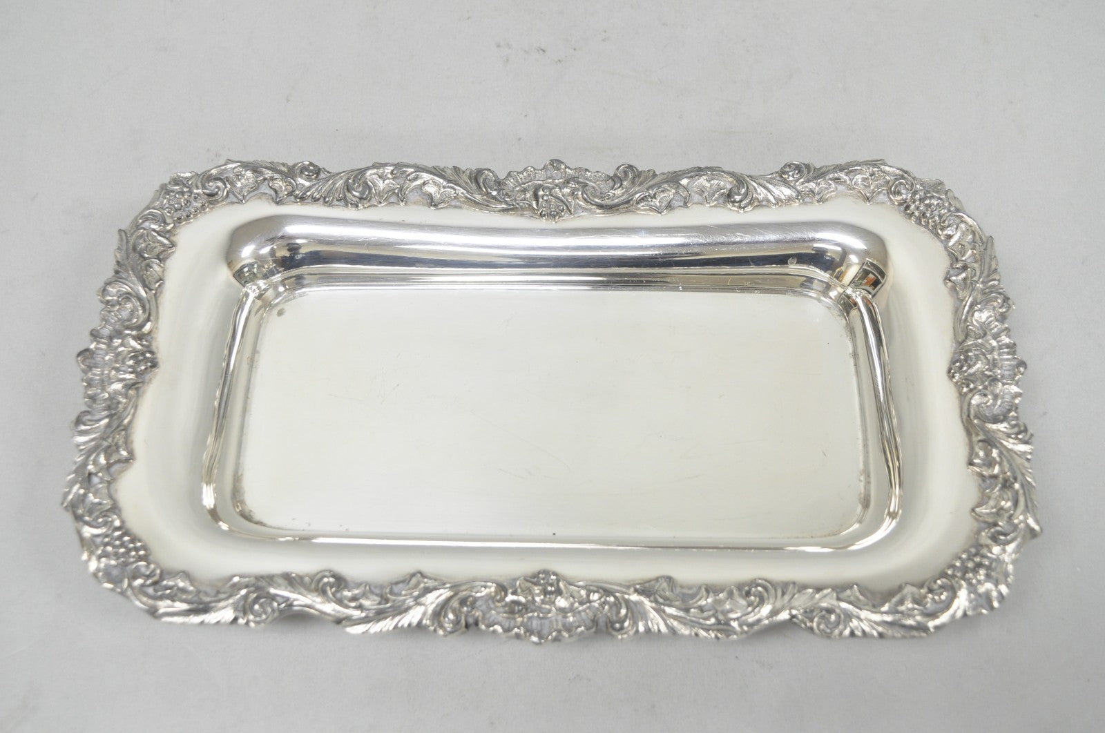 Vintage Sheffield Silver Co Victorian Silver Plated Footed Trinket Serving Dish