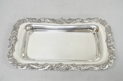 Vintage Sheffield Silver Co Victorian Silver Plated Footed Trinket Serving Dish