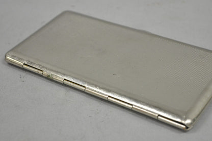 Vintage Art Deco Silver Plated Elegant Cigarette Case Holder Made in England