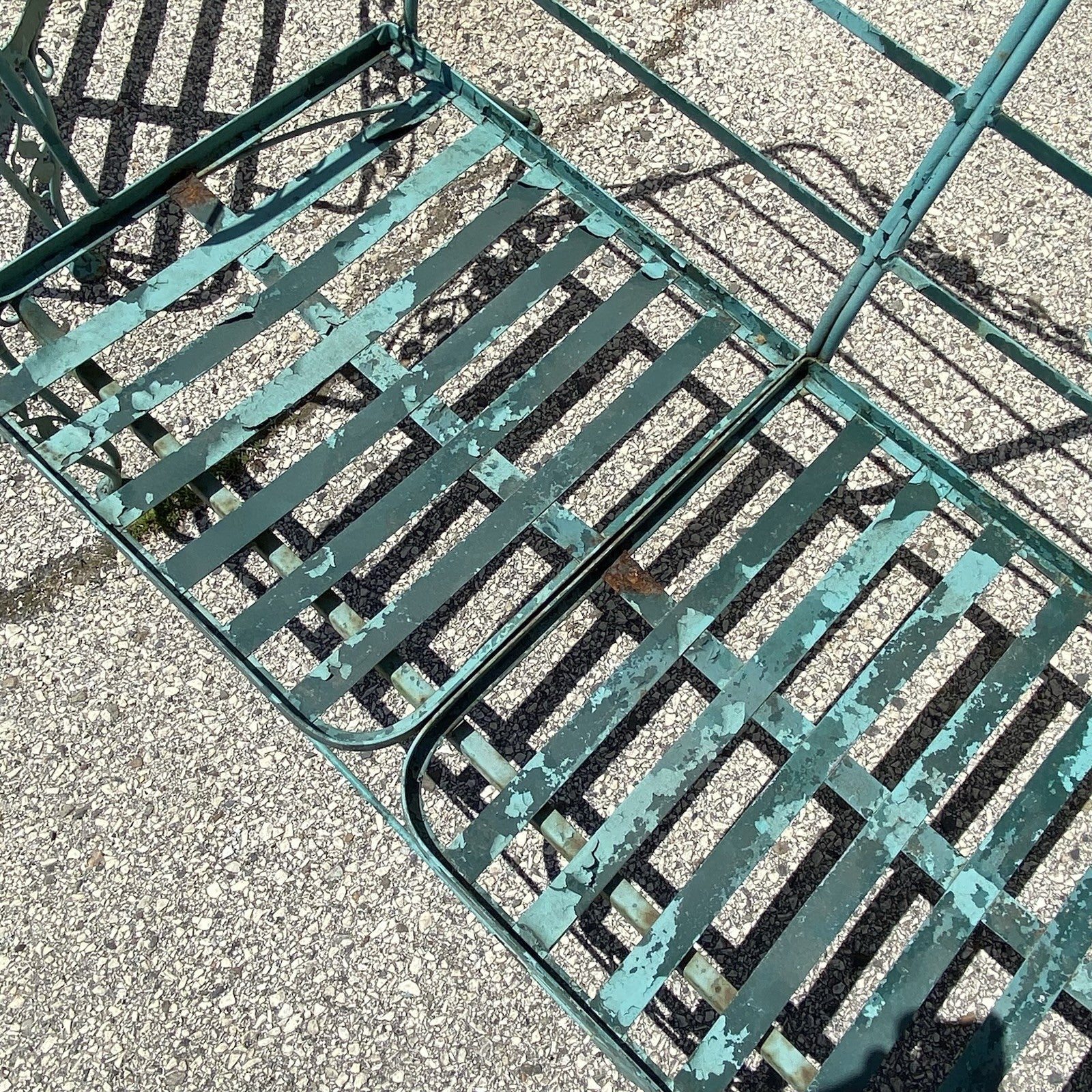 Vintage Woodard Wrought Iron Patio 3 Seat Sofa and Pair Lounge Chairs - 3 Pcs