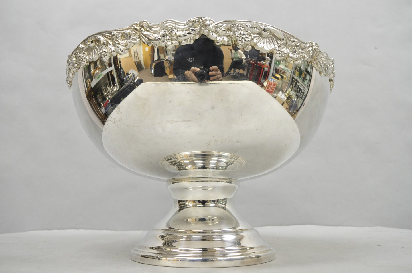 F.B. Rogers Victorian Silver Plated Bar Punch Bowl Ice Bucket Champagne Chiller