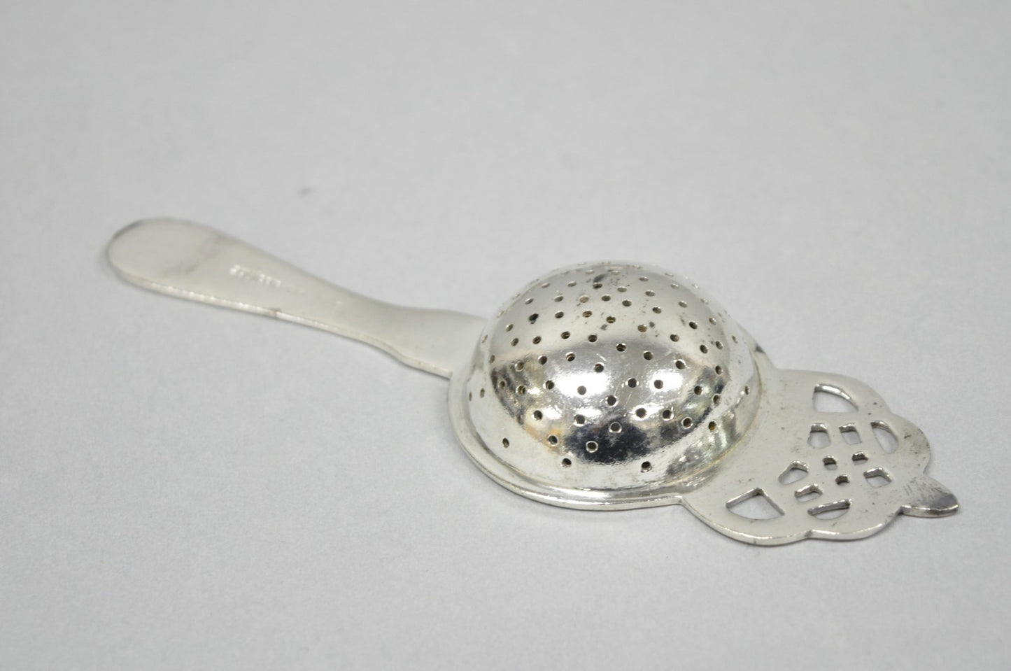 Antique D.W. Haber & Son NY Silver Plated Victorian Tea Strainer - Set of 6