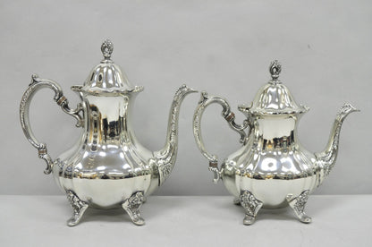 Vintage Towle Grand Duchess Victorian Silver Plated Tea Service Set - 4 Pcs