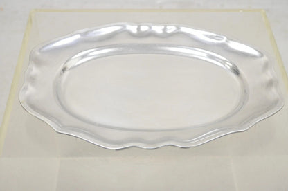 Vintage Wilton Mount Joy, PA Silver Plated Cast Aluminum 14" Dish Platter Tray