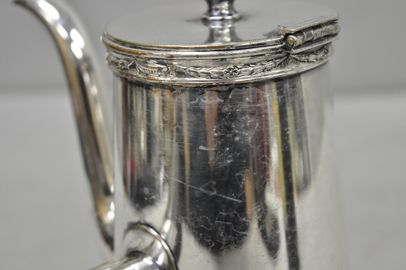Antique "The Windermere Hotel" London Silver Plated Coffee Tea Pot by Gorham