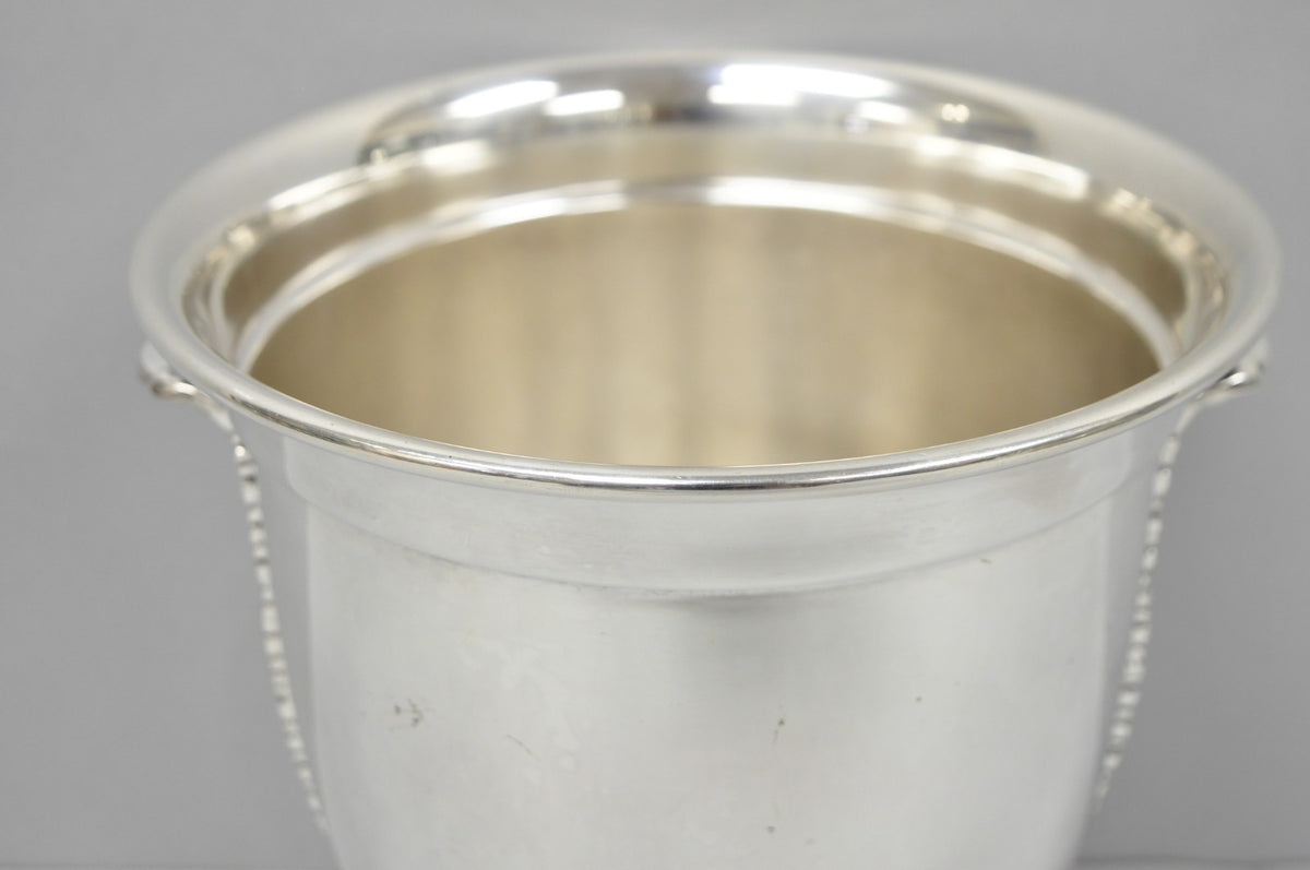 Vintage Sheffield English Regency Silver Plated Champagne Chiller Ice Bucket
