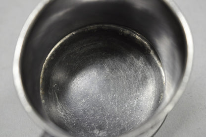 Antique Forbes Silver Co Art Nouveau Floral Monogramed Silver Plated Shaving Mug