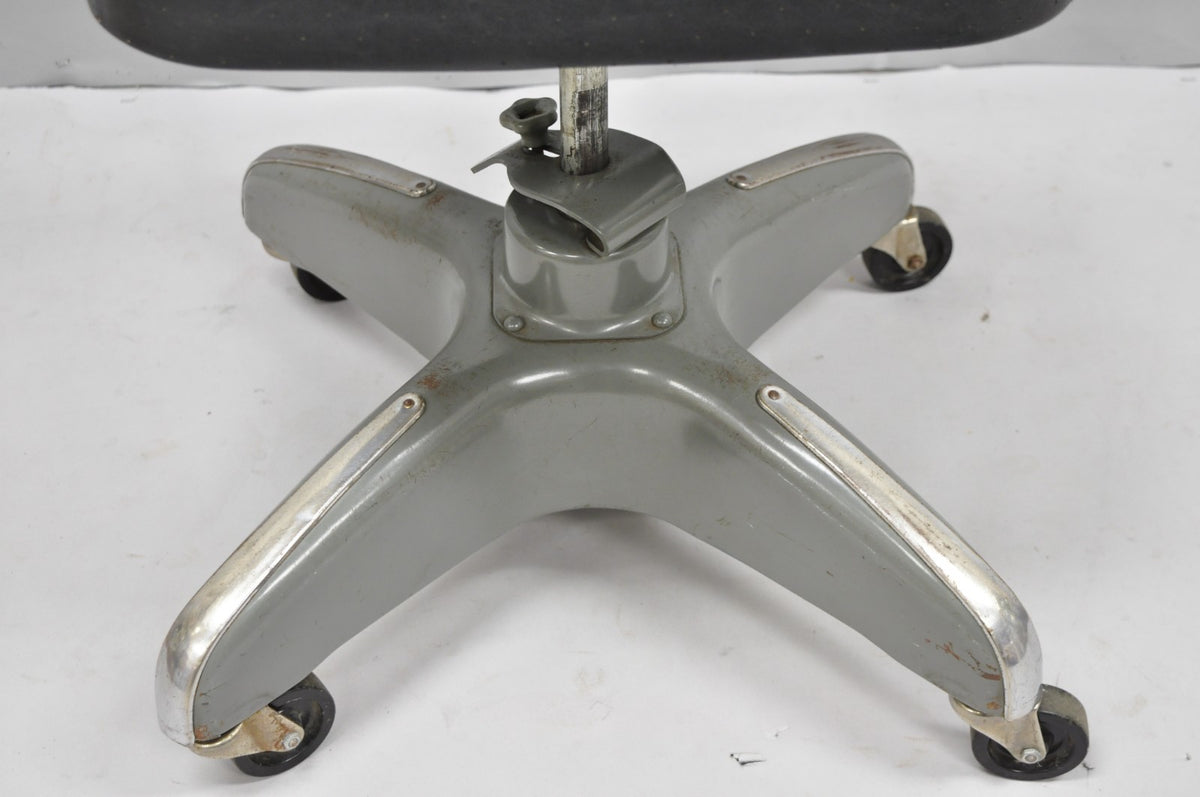Vintage Hamilton Cosco Propeller Base Tanker Style Adjustable Office Desk Chair
