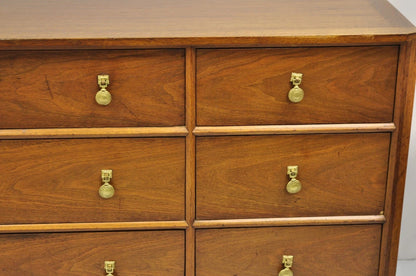 Vintage John Stuart Casalinda Mid Century Modern Walnut Credenza Triple Dresser