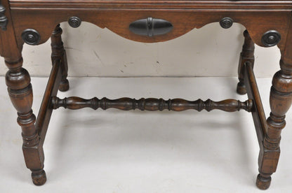 Antique William and Mary Style Walnut Small Radio Cabinet by Radio Art Cabinets