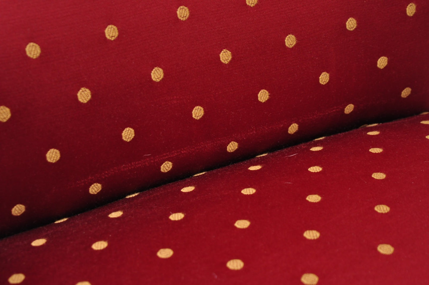 Antique English Georgian Style Carved Mahogany Red Library Lounge Arm Chair