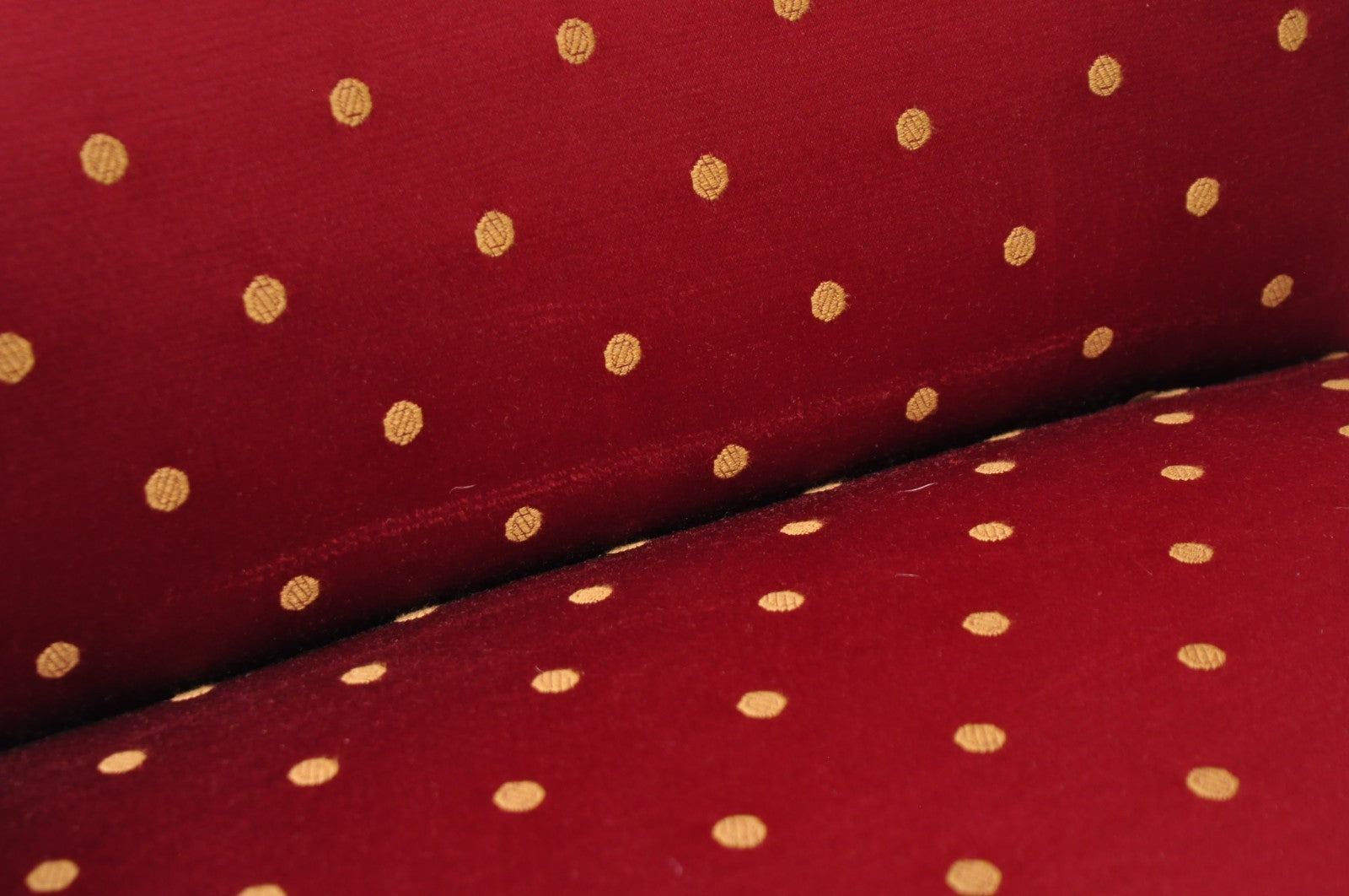 Antique English Georgian Style Carved Mahogany Red Library Lounge Arm Chair