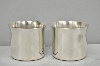International Silver Mid Century Modern Silver Plated Punch Bowl Cups, Set of 12