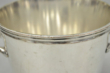 Vintage Orfèvrerie De France Mid Century Modern Silver Plated Champagne Bucket