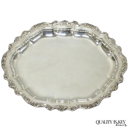 International Silver "Countess" Silver Plated Small Bar Tray Serving Platter