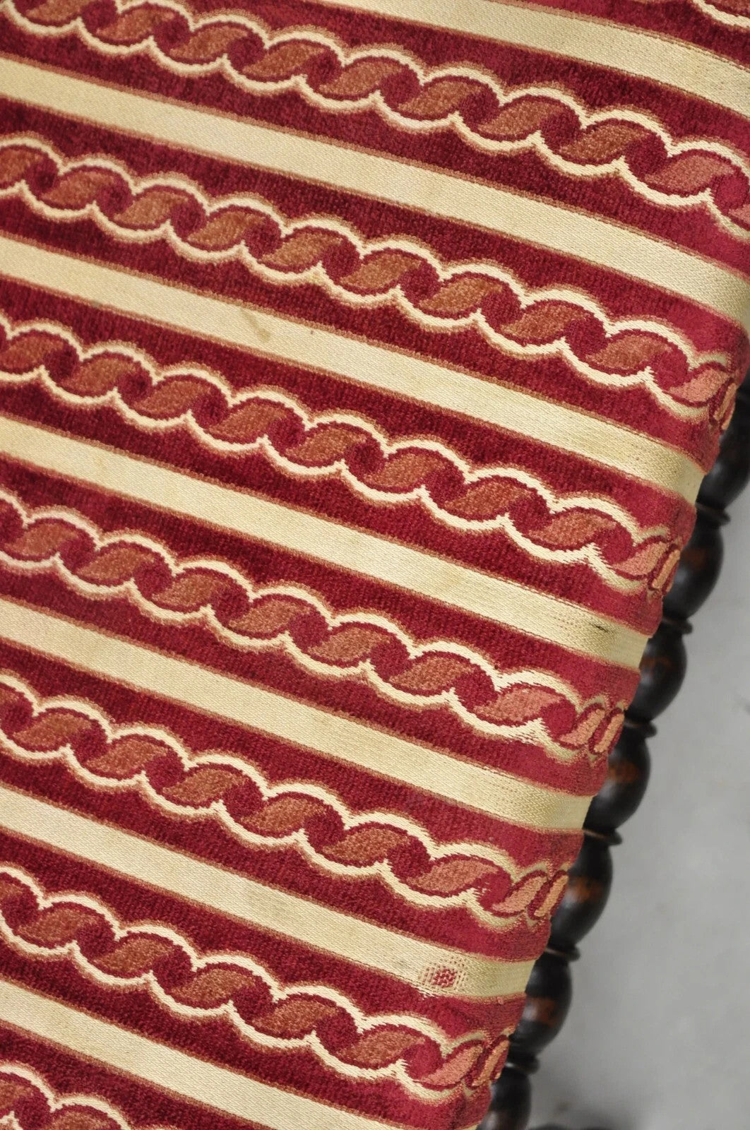 Antique Small Jacobean Style Turn Carved Walnut Accent Side Chairs - a Pair