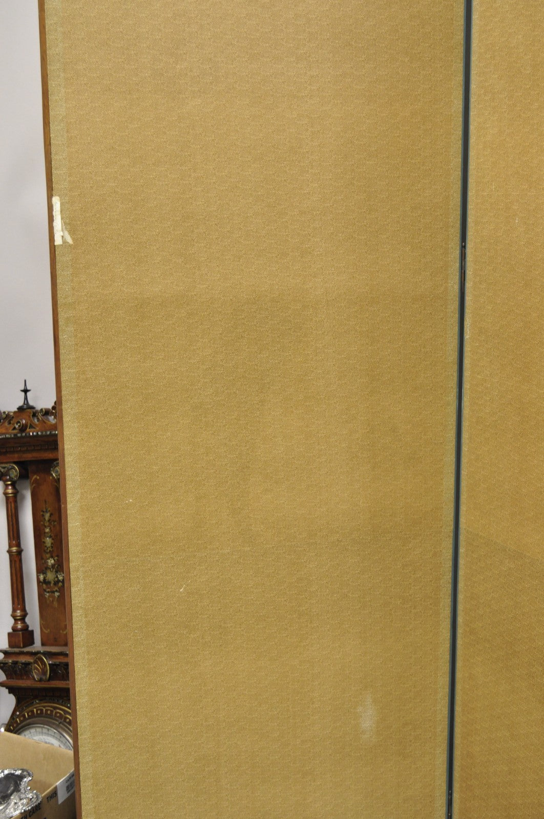 Neoclassical Robert Adam Style 96" Large 4 Panel Folding Screen Room Divider