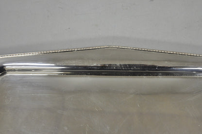 Vintage Sheffield Adam Period Repro Silver Plated Trinket Dish Bar Tray Platter