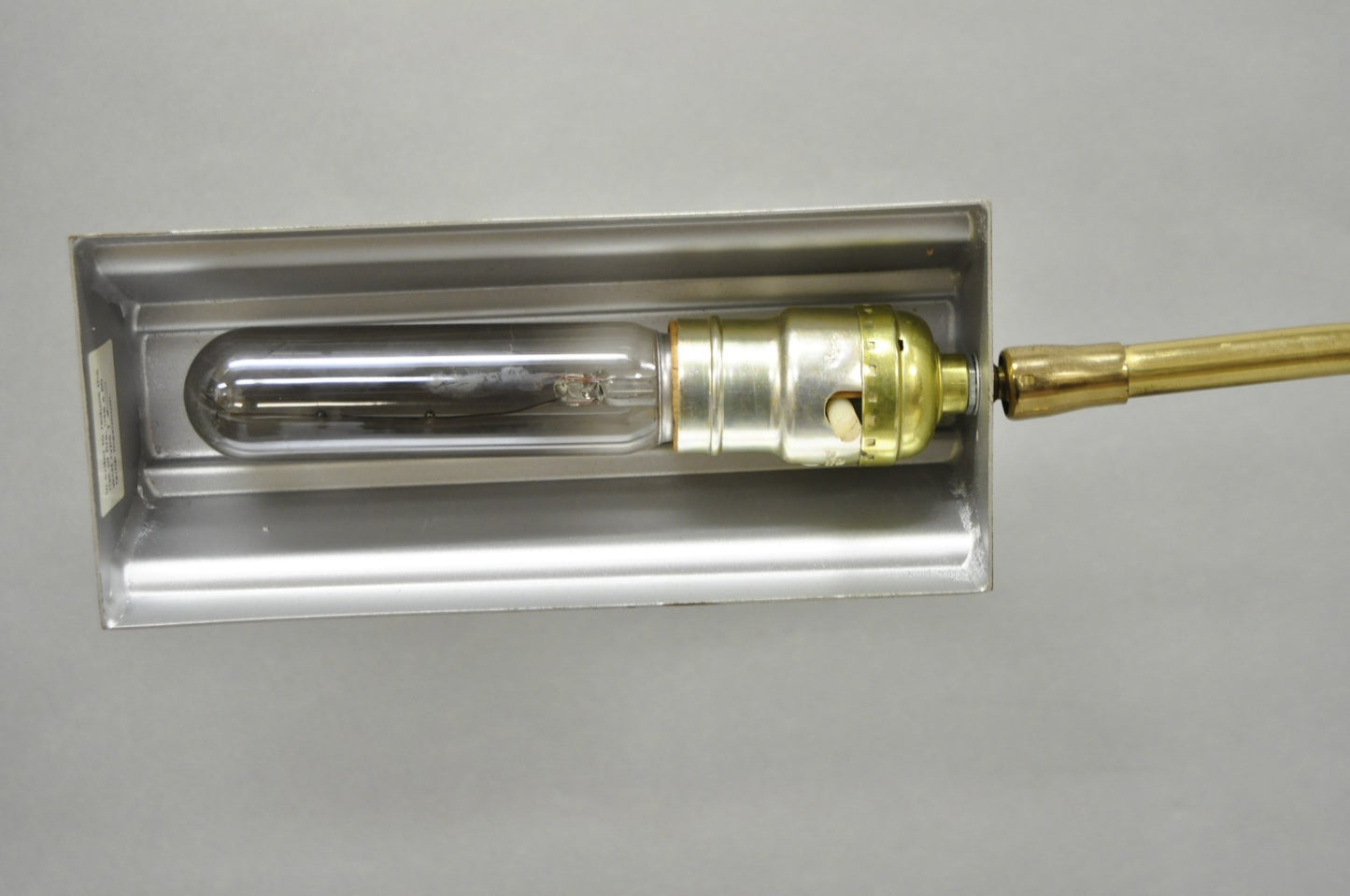Vintage Mid Century Modern Brass Adjustable Task Pharmacy Reading Floor Lamp